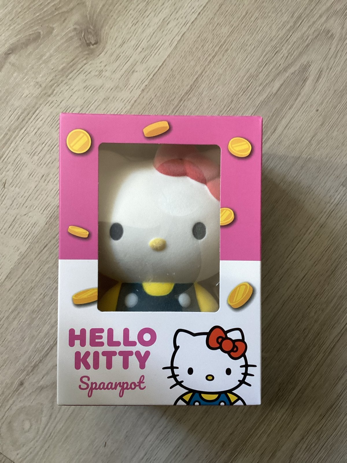 Hello Kitty Spaarpot - Nieuw in doos, Ophalen of Verzenden, Nieuw, Kunststof, Strip- of Tekenfilmfiguur