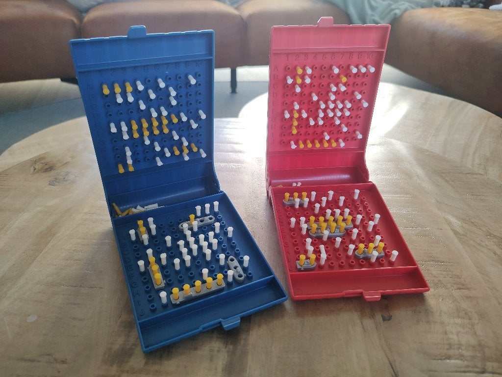 Zeeslag spelletje van MB, reisspel, Ophalen of Verzenden, Gebruikt