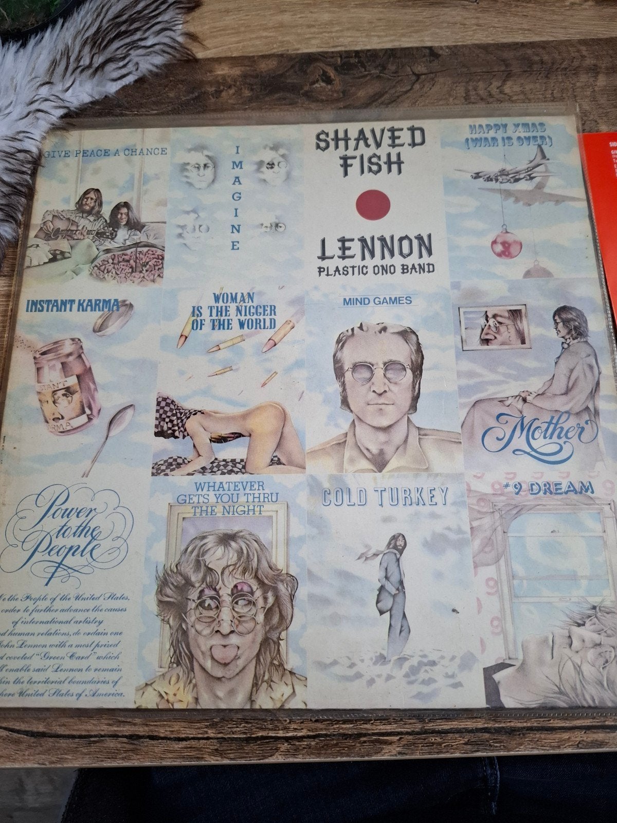 John Lennon - Shaved Fish LP (1975), LP, Gebruikt, Pop, Ophalen of Verzenden