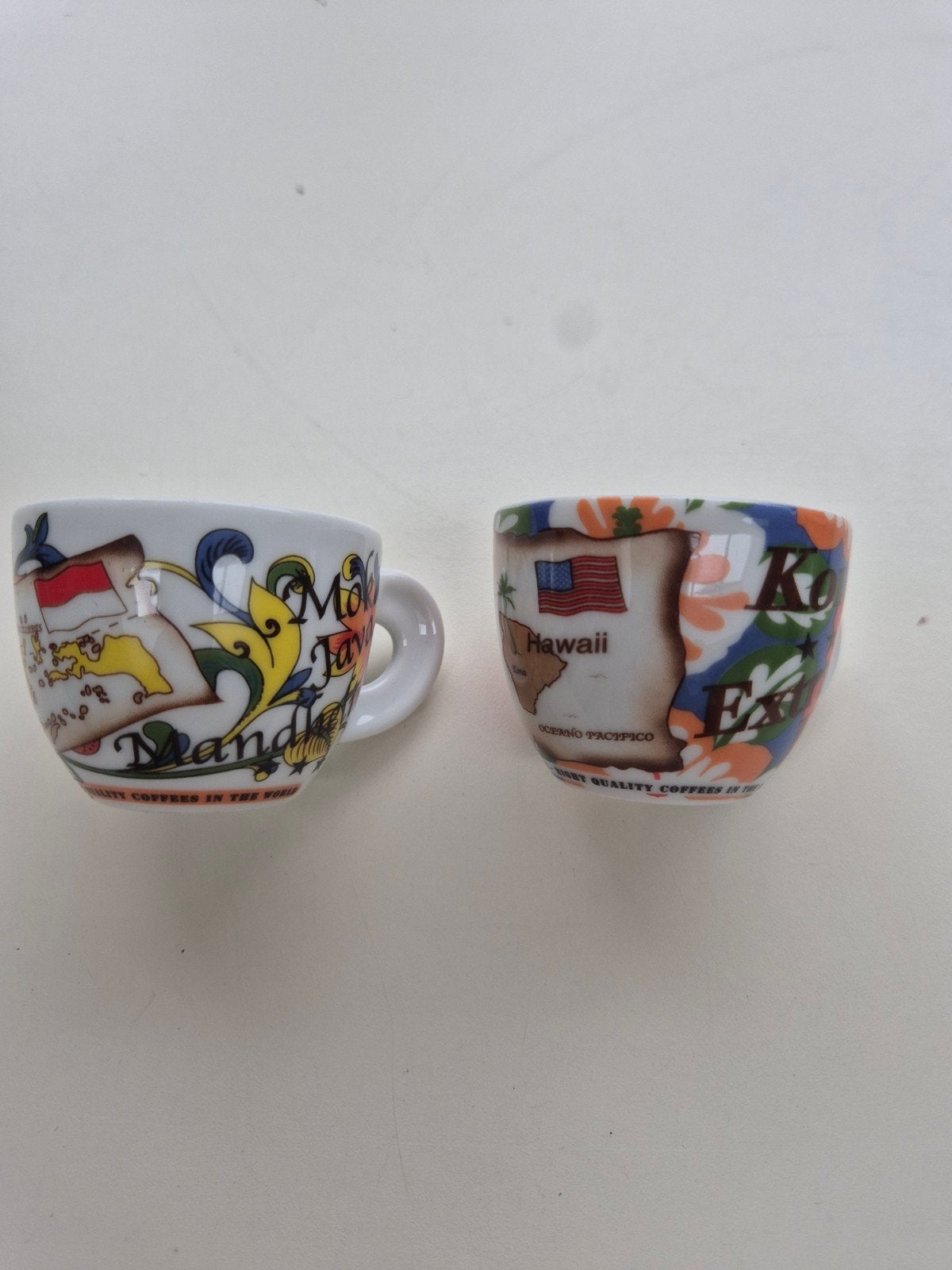 2 d'ANCAP espresso kopjes, Ophalen of Verzenden, Zo goed als nieuw, Porselein, Kop en/of schotel