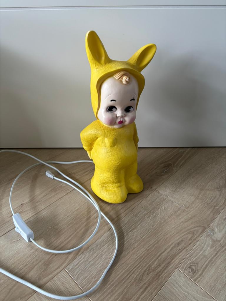 HEICO LAMP LAPIN & ME GEEL, Ophalen of Verzenden, Gebruikt, Lamp