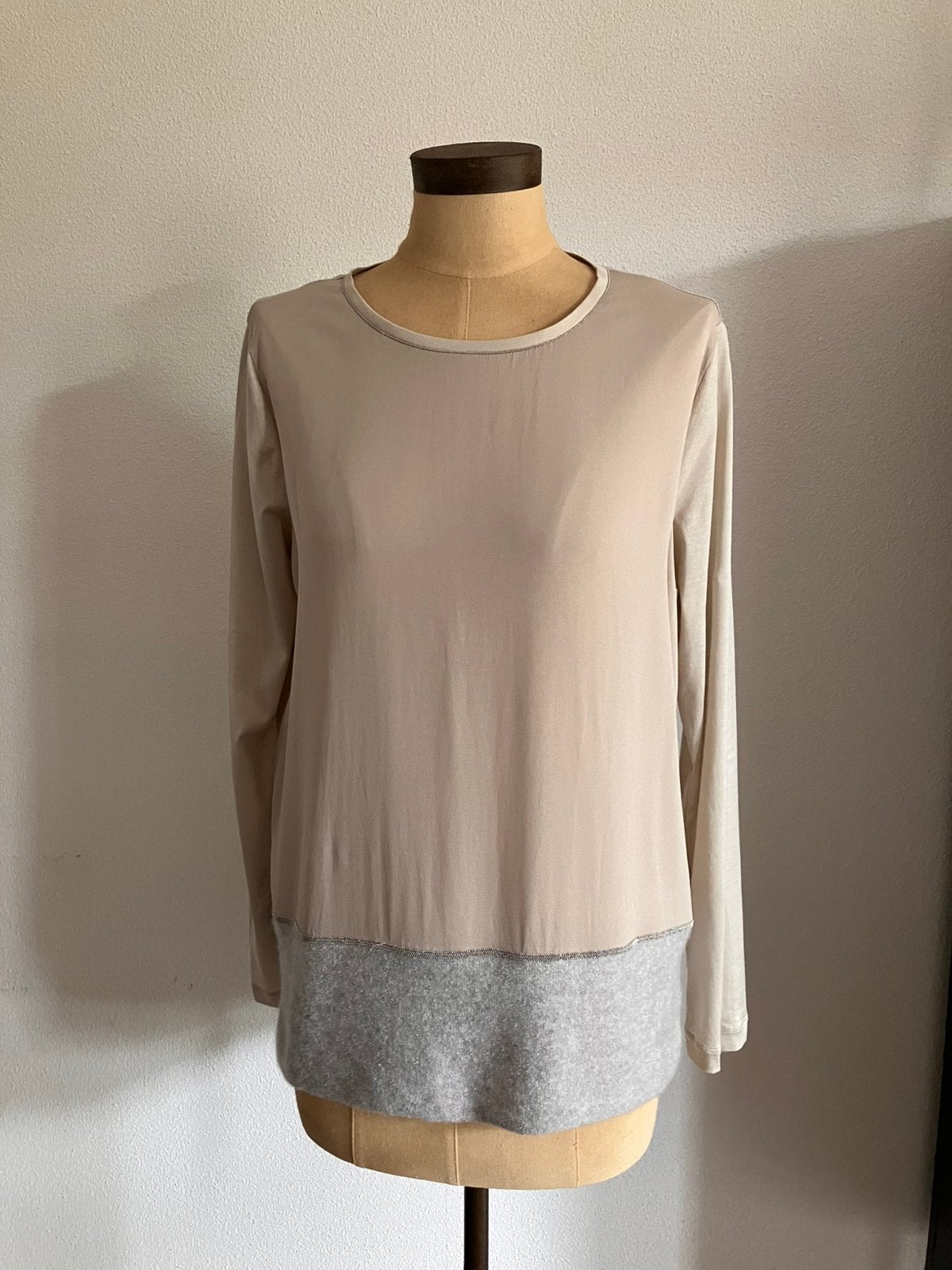 Blouseshirt van Fabiana Filippi, Verzenden, Nieuw, Maat 38/40 (M), Beige