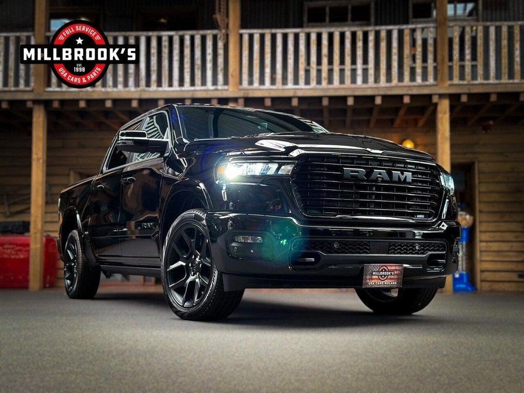 Dodge Ram 1500 3.0 Hurricane Premium Laramie Night, | BTW Au, Automaat, Zwart, Zwart, Leder