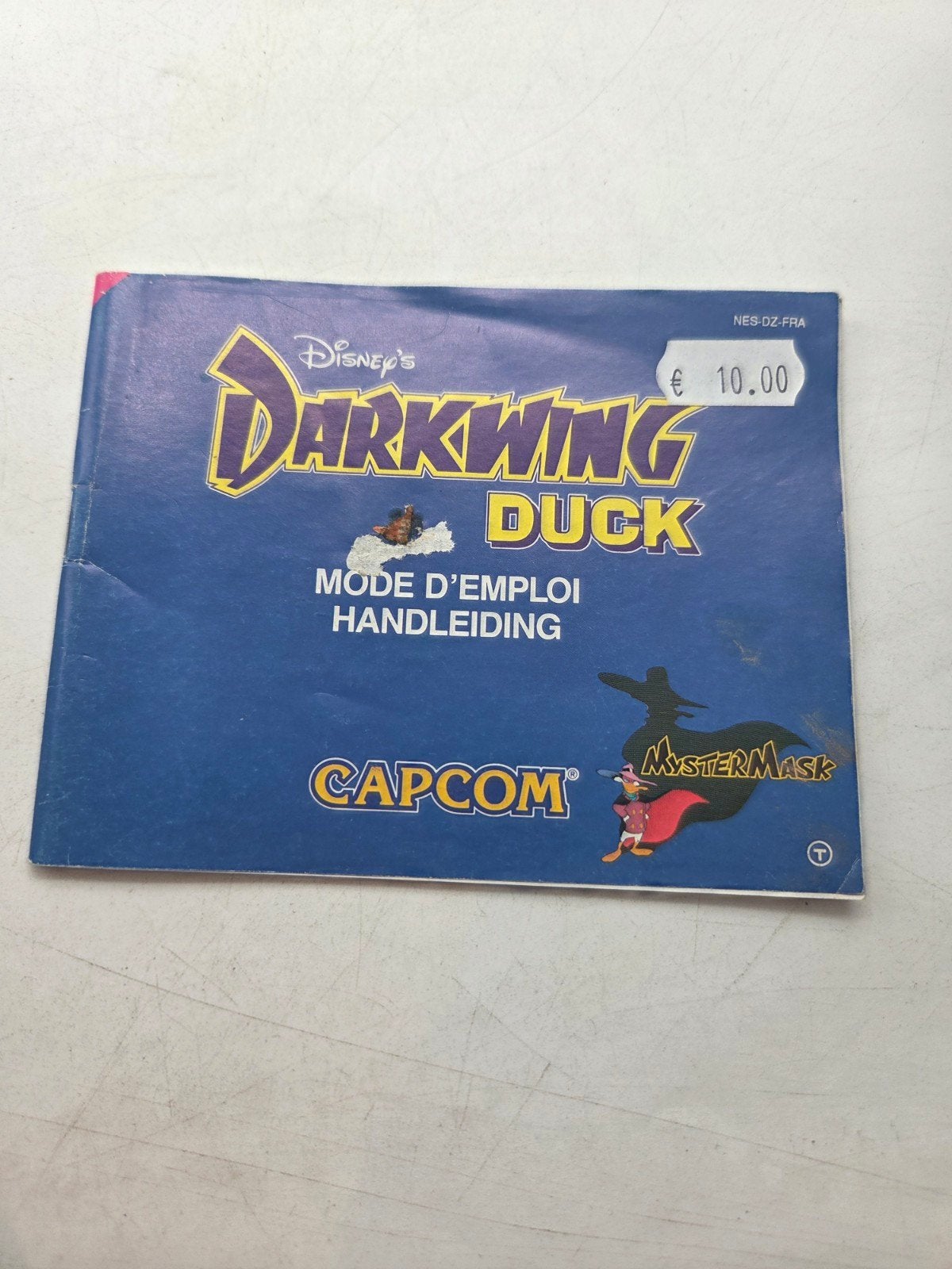 Disney's Darkwing Duck Handleiding NES Capcom, Spelcomputers en Games, Gebruikt, 1 speler, Ophalen of Verzenden, Vanaf 7 jaar
