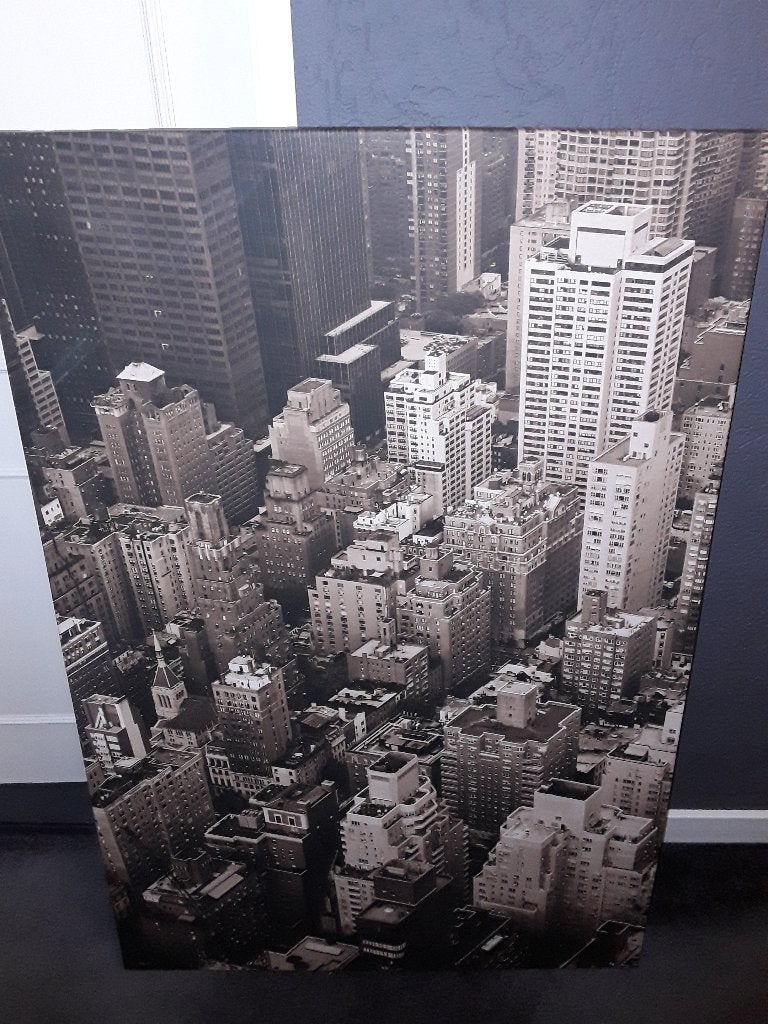 Schilderij new york, Ophalen, Zo goed als nieuw, 100 tot 125 cm, Schilderij