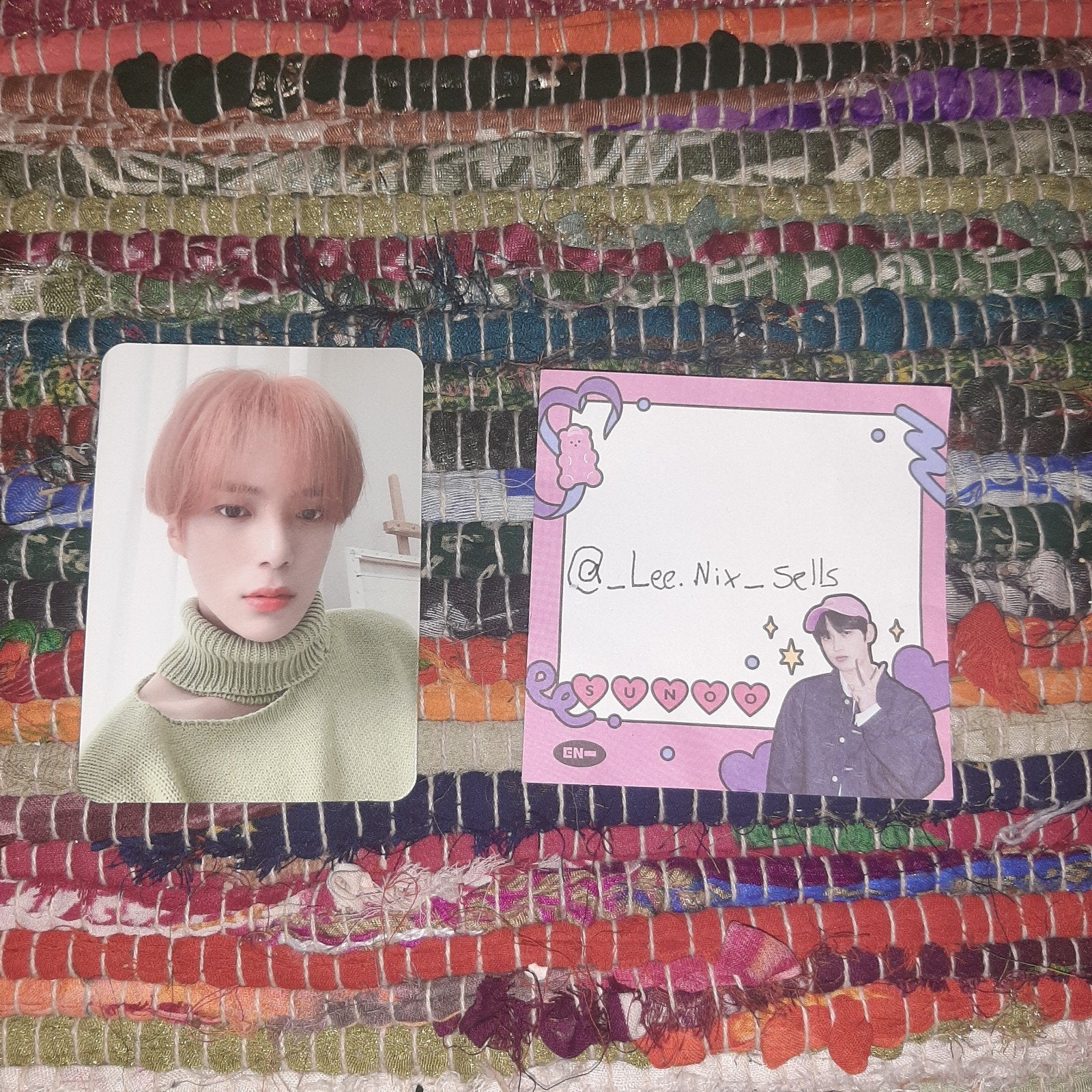 Monsta x minhyuck photocard ( kpop ), Ophalen of Verzenden
