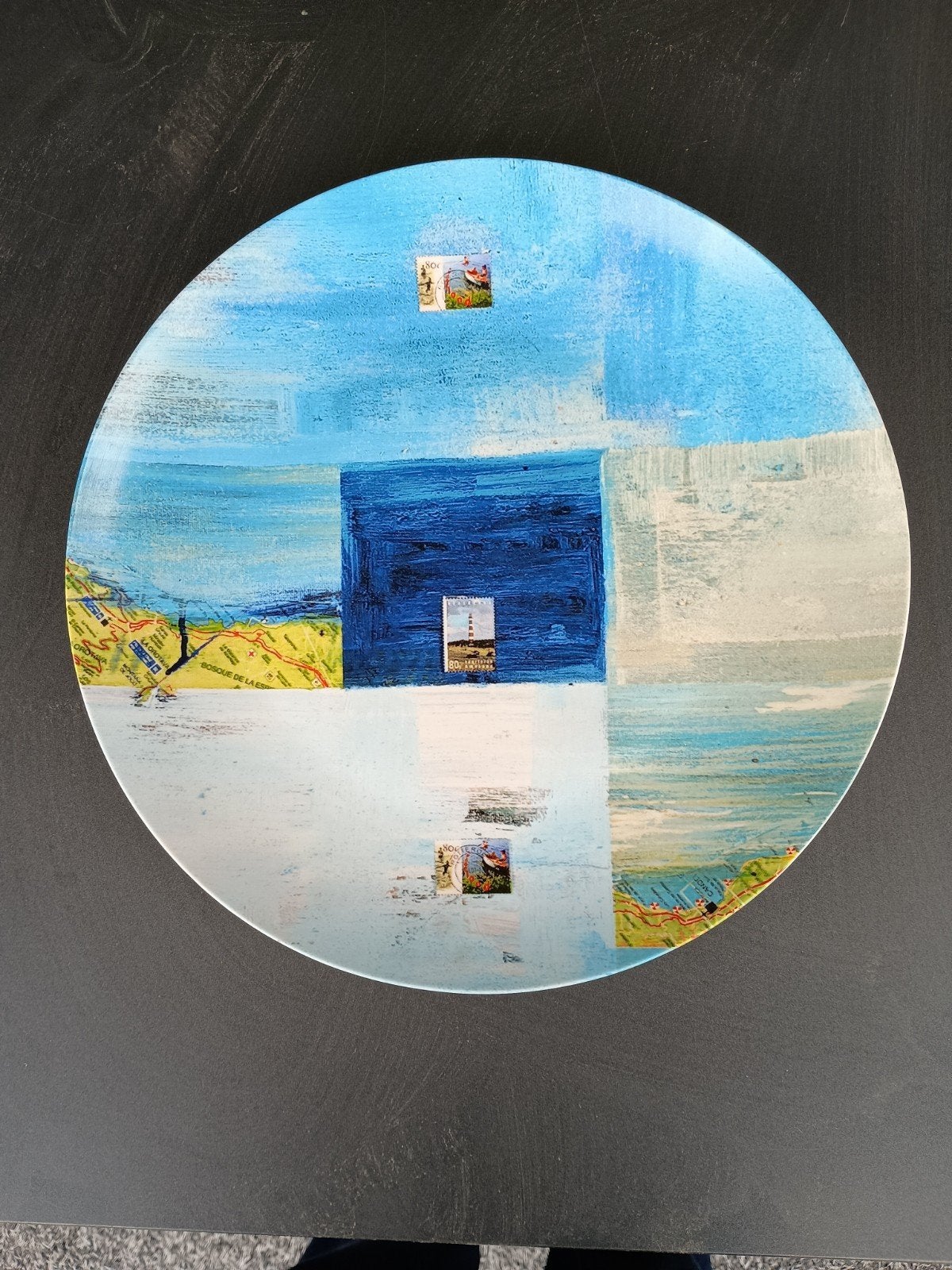 Dinerbord uit serie Proeven van Kunst, Antiek en Kunst, Ophalen of Verzenden