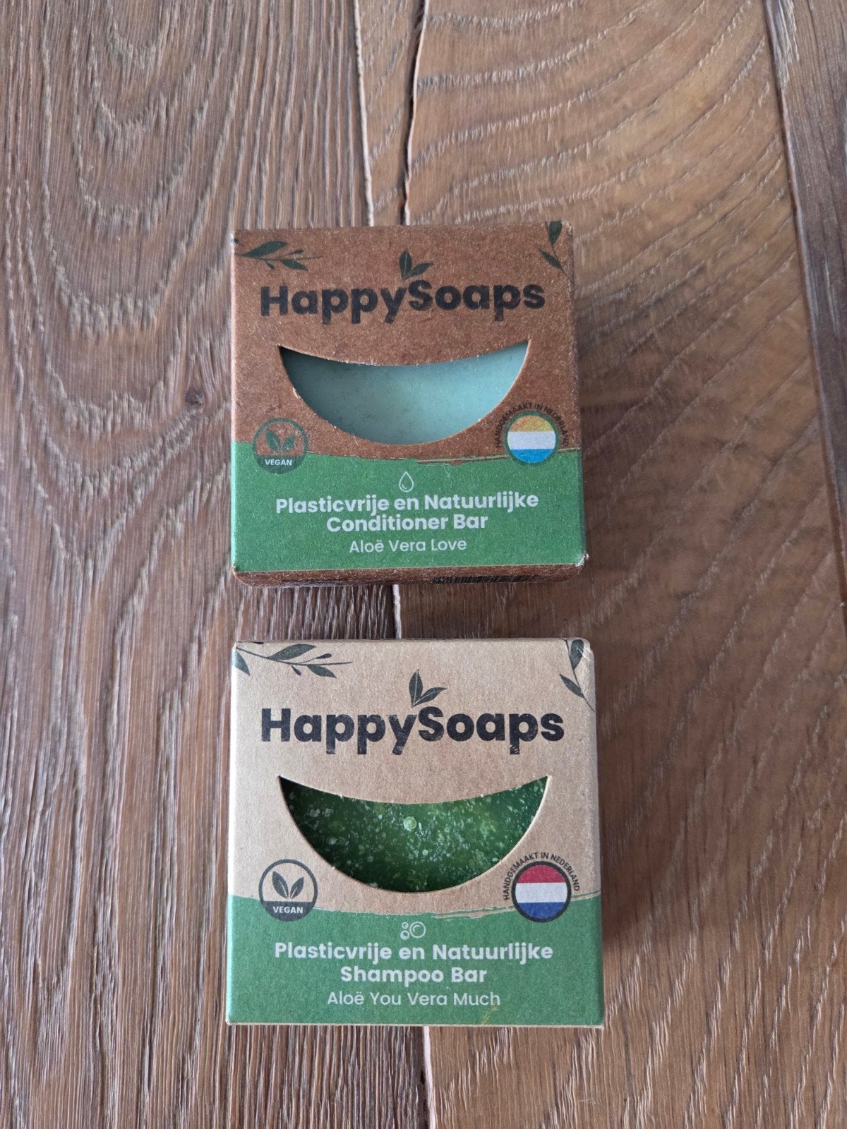 nieuwe HappySoaps Shampoo & Conditioner Bar - Aloë Vera, Sieraden, Tassen en Uiterlijk, Uiterlijk | Lichaamsverzorging, Ophalen of Verzenden