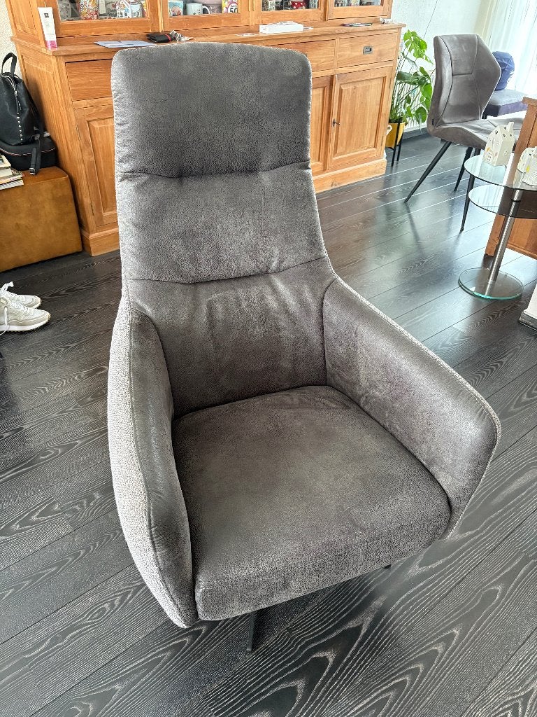 draaistoel, Huis en Inrichting, Ophalen, Gebruikt, Minder dan 75 cm, Metaal
