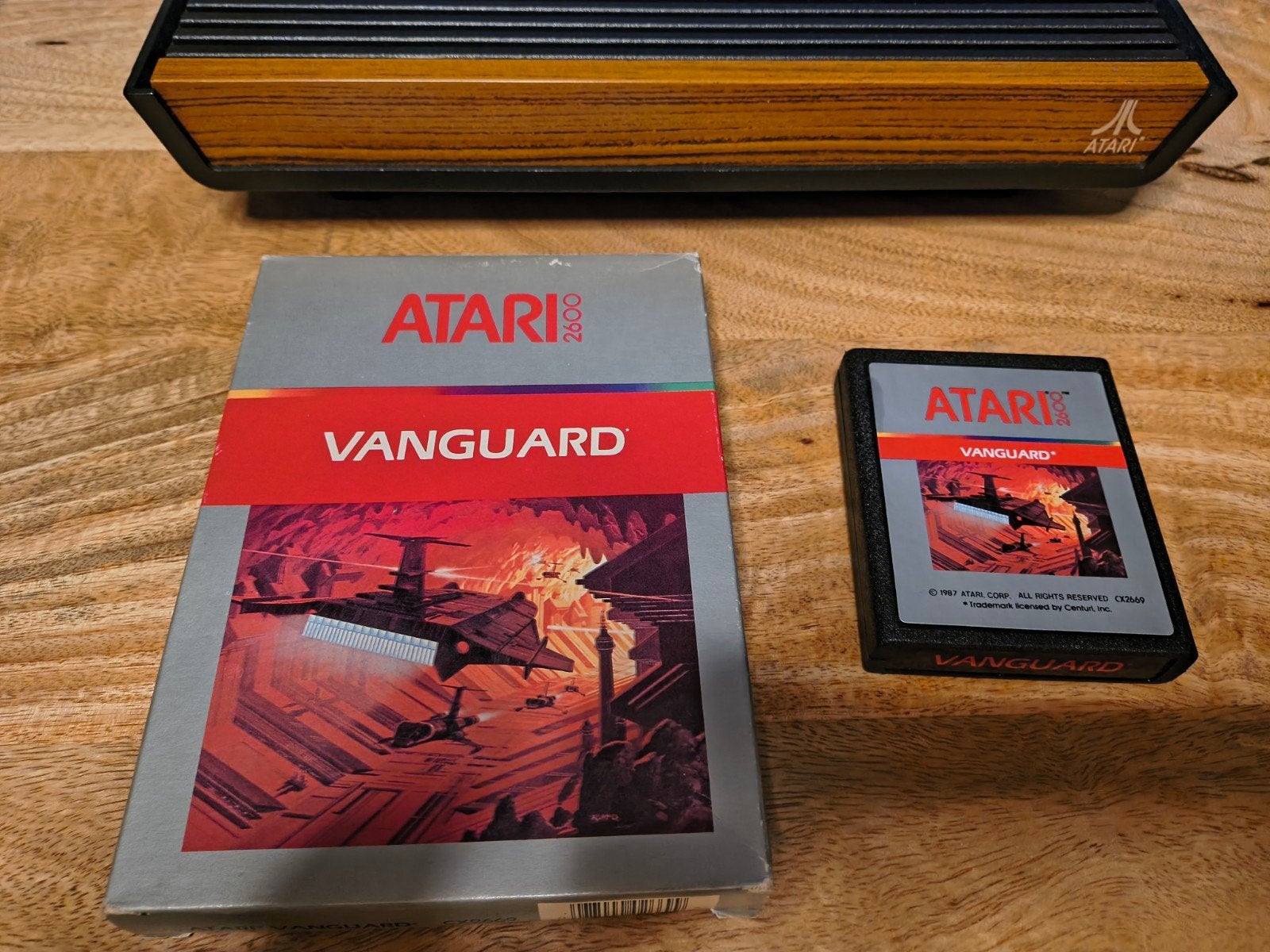 Vanguard voor de Atari 2600, Gebruikt, 1 speler, Racen en Vliegen, Ophalen of Verzenden