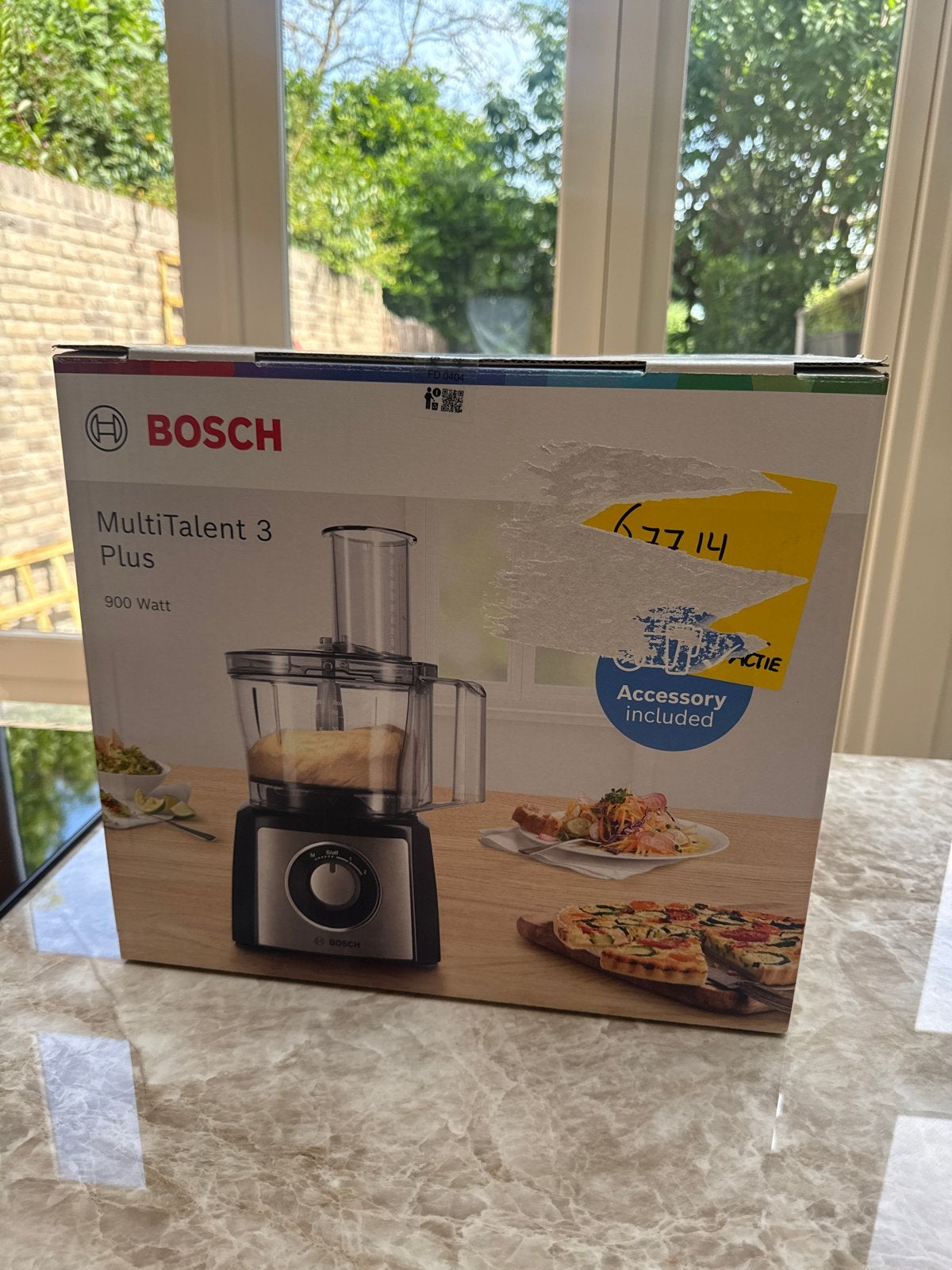 Nieuwe Bosch MultiTalent 3 Plus Keukenmachine - Geseald, 4 liter of meer, Nieuw, 3 snelheden of meer, Ophalen of Verzenden