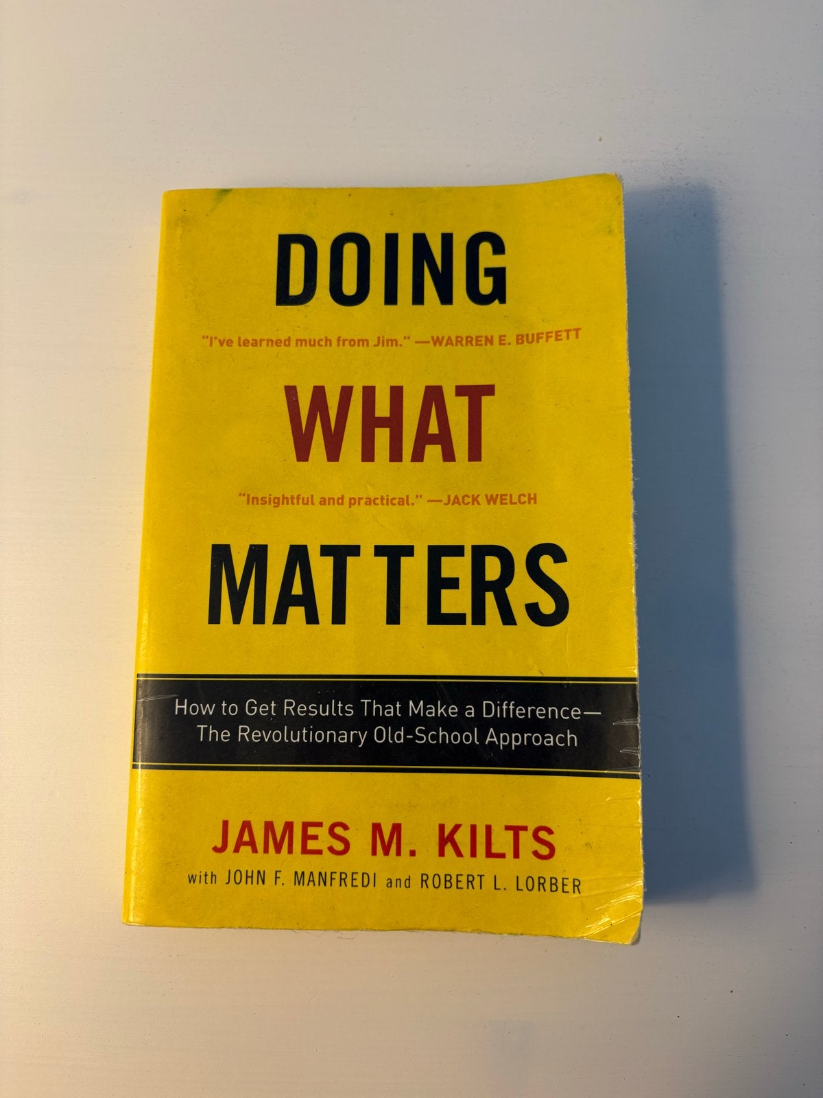 Doing What Matters - James M. Kilts (Engels), Boeken, Literatuur, Gelezen, Amerika, Ophalen of Verzenden