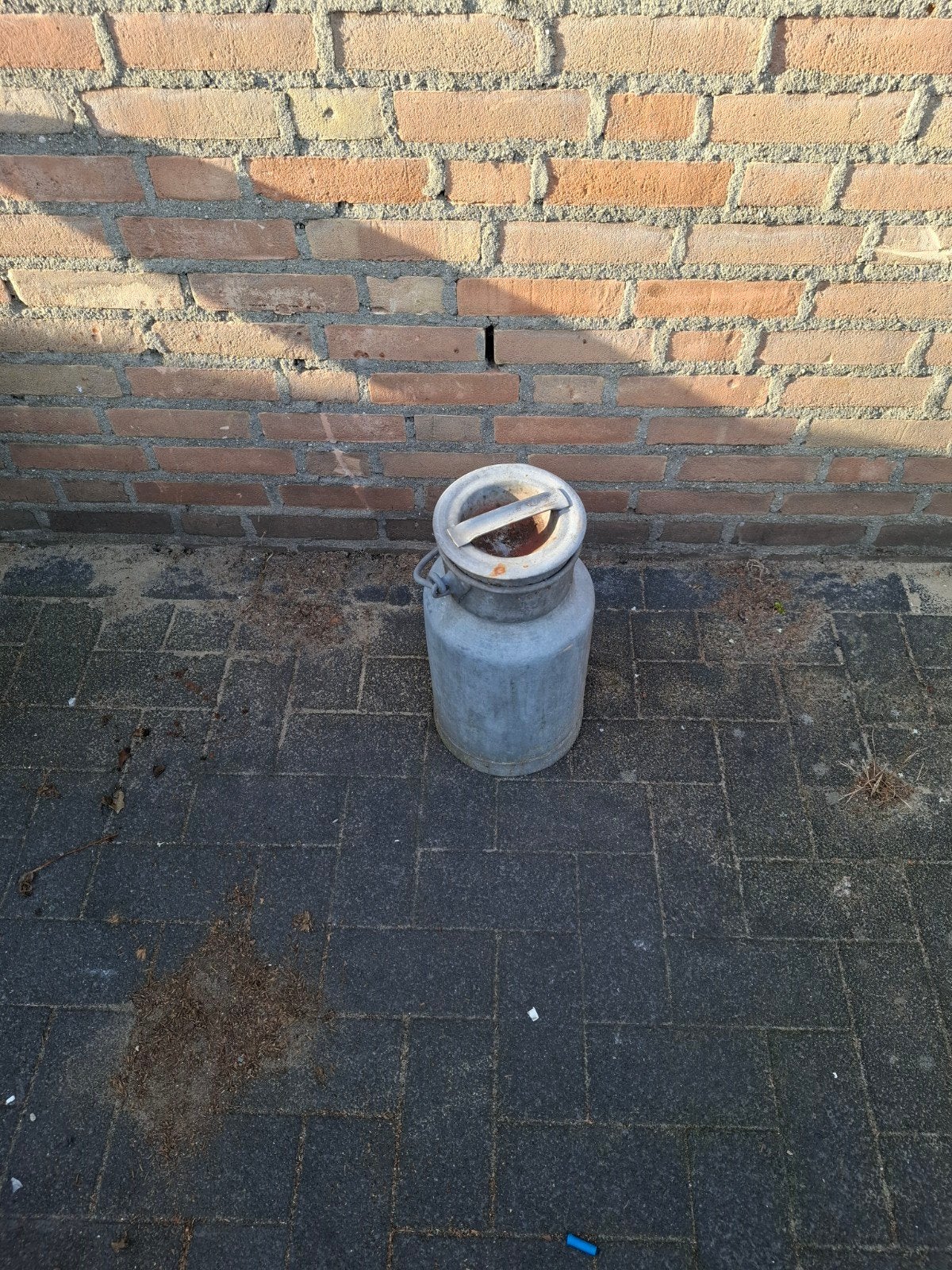oude melkbus verzinkt, 150 liter of meer, Ophalen, Gebruikt, Metaal