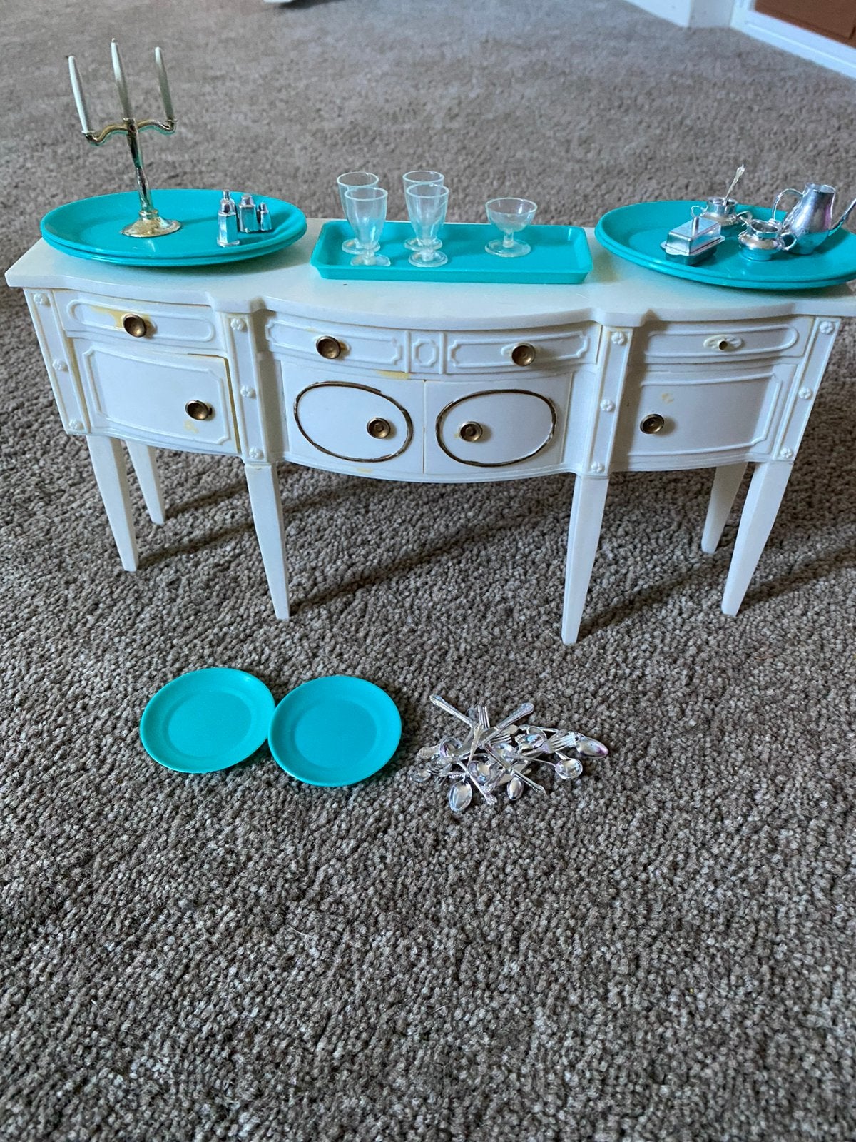 Barbie sindy dressoir jaren 70, Ophalen of Verzenden, Gebruikt, Decoratie