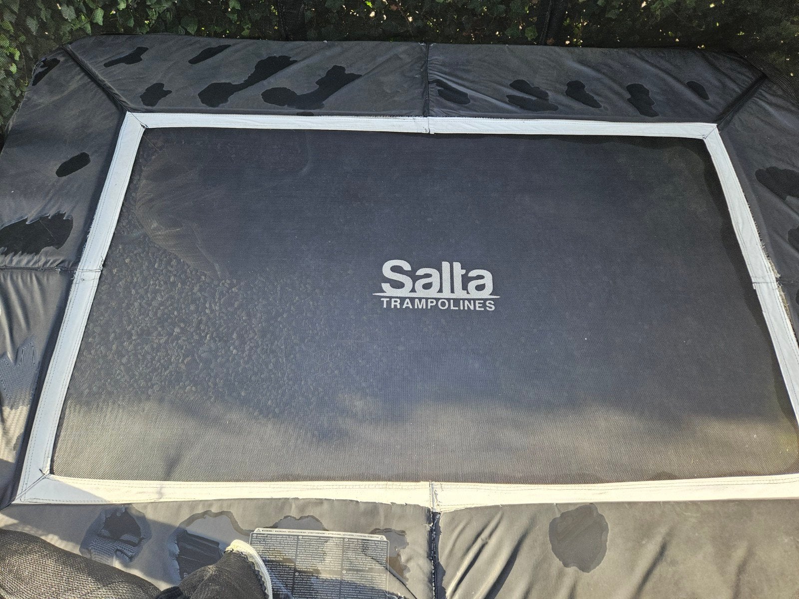 Salta trampoline 214 bij 153 cm, Ophalen, Gebruikt