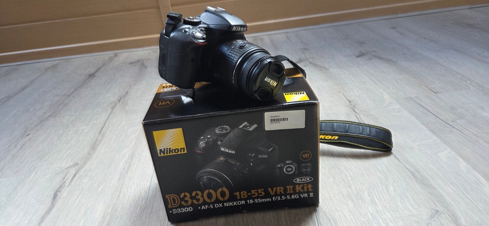 Nikon D3300 Spiegelreflexcamera met 2 lenzen en tas, Ophalen of Verzenden