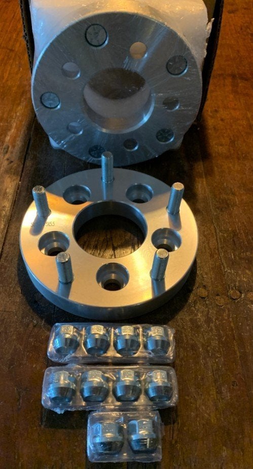 4 Spoorverbreders Wiel Adapters spacers Ford USA 5x4.5 5x5.5, Ophalen of Verzenden, Nieuw, Ford USA