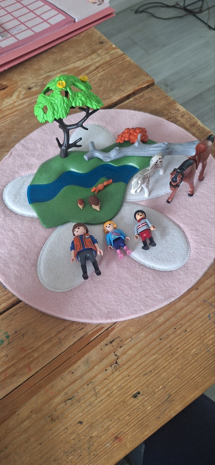Leuke Playmobil set met figuren en dieren, Ophalen of Verzenden, Gebruikt, Complete set, Figuren