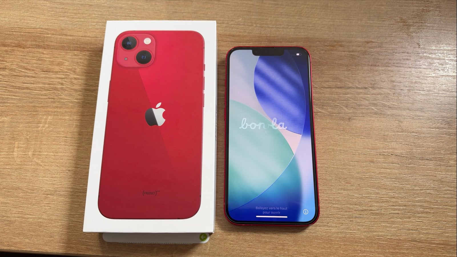 iPhone 13 Rood 128GB - Goed werkend met screenprotectors, IPhone 13, Ophalen of Verzenden, Rood, 128 GB