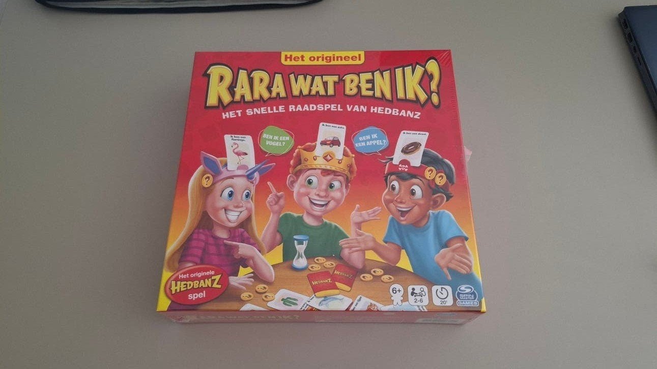 Rara Wat Ben Ik? - Het originele Hedbanz spel, Drie of vier spelers, Ophalen of Verzenden, Nieuw, Spin Master