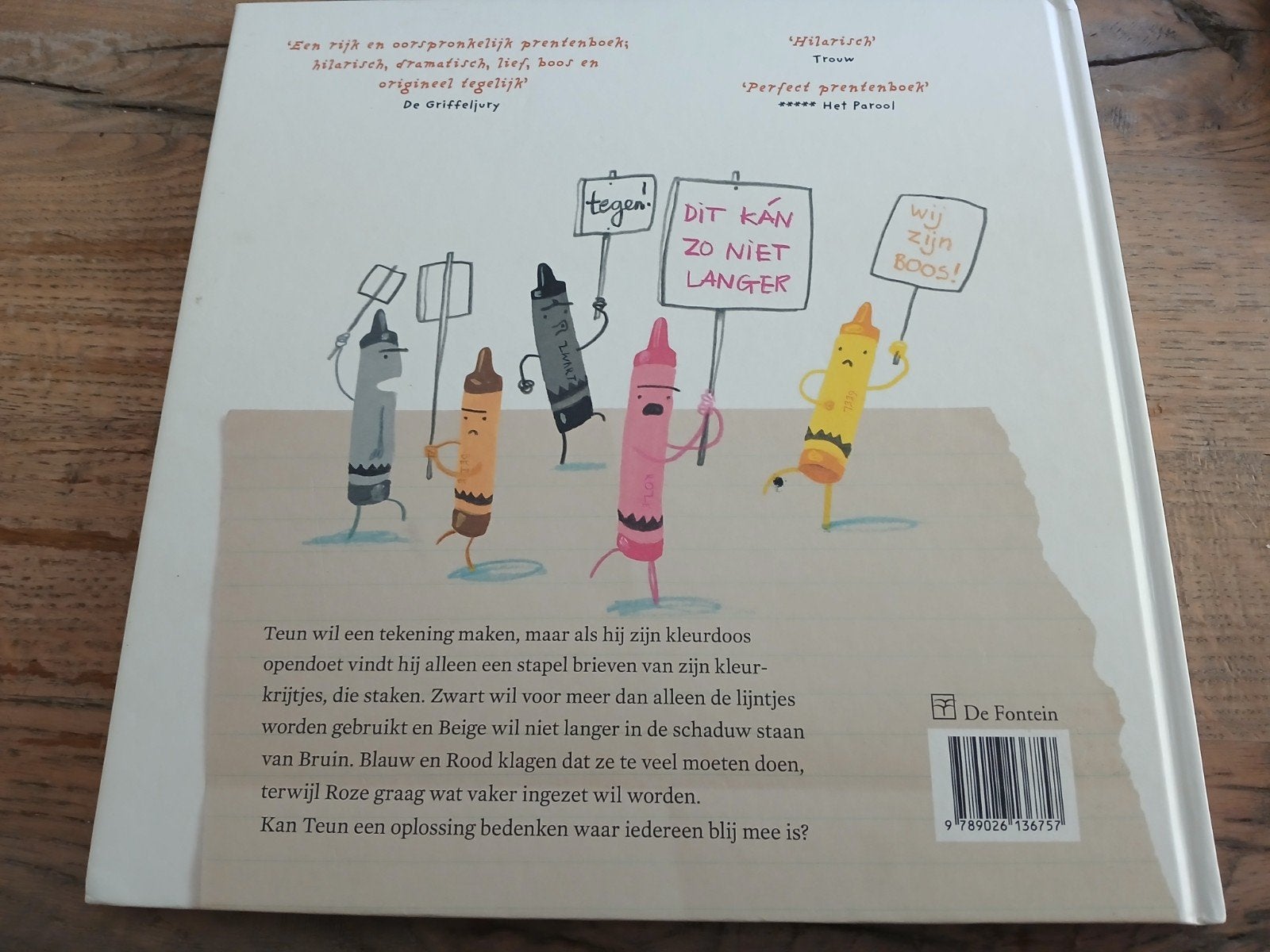 Het boek van de kleuren: Een vrolijk prentenboek, 3 tot 4 jaar, Ophalen of Verzenden, Zo goed als nieuw, Drew Daywalt