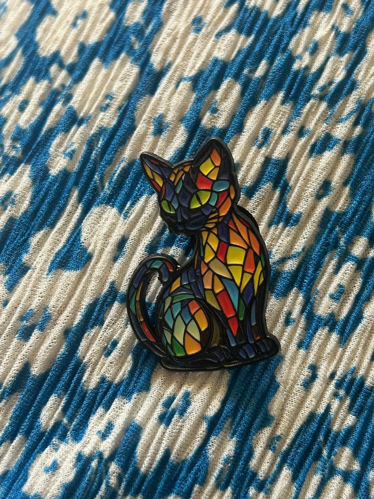 Pin mozaiek kat, Ophalen of Verzenden, Nieuw