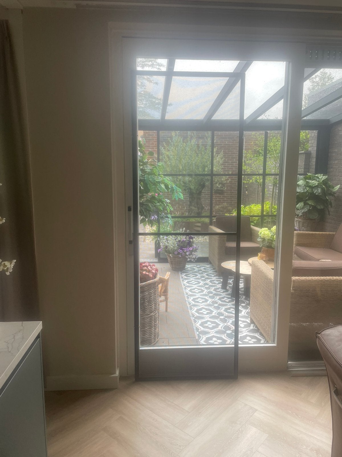 NIEUW. Insectenhor Maat 214x75 vm, Ophalen of Verzenden, Zo goed als nieuw, Binnendeur, 200 tot 215 cm