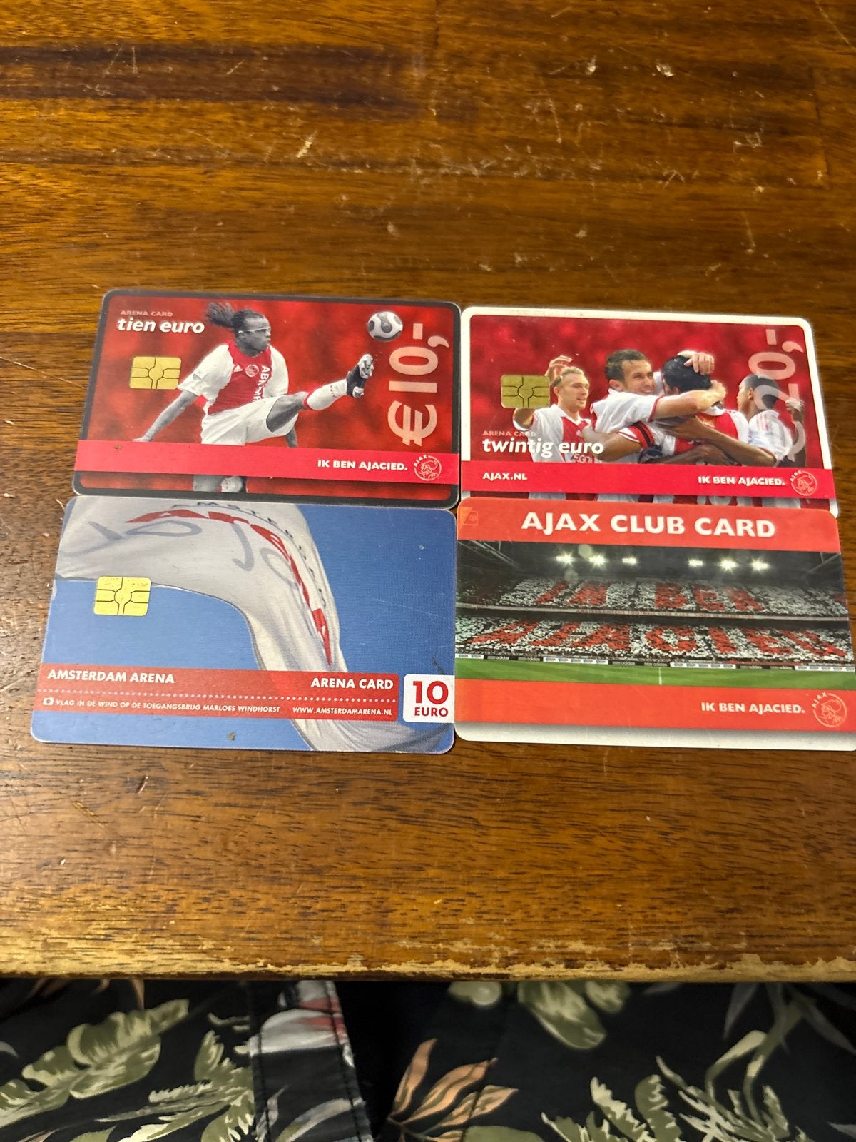 Ajax 4 Club Arena Cards - Diverse Collectie, Gebruikt, Ducoso, Overige typen, Ophalen of Verzenden