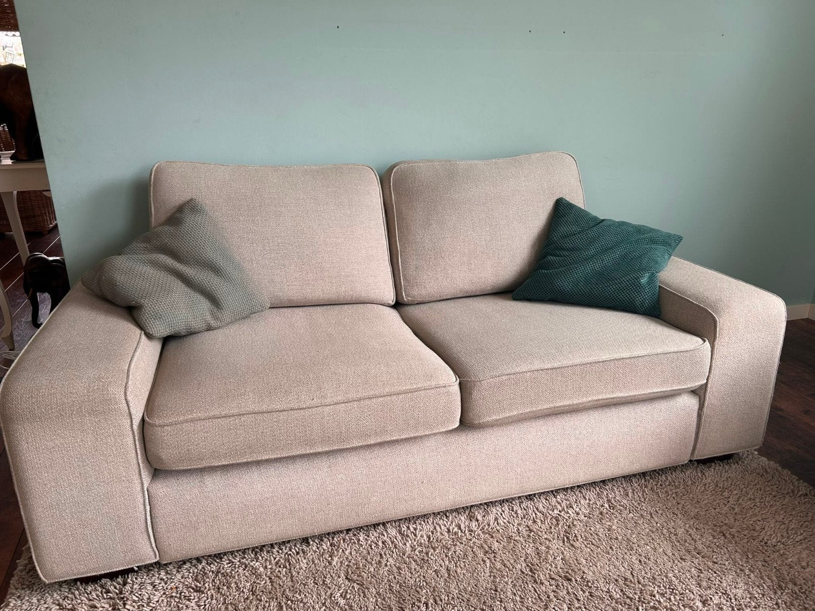 Comfortabele nette Ikea 2-zitsbank model-Kivik, Ophalen, Neutraal, landelijk, Gebruikt, 150 tot 200 cm