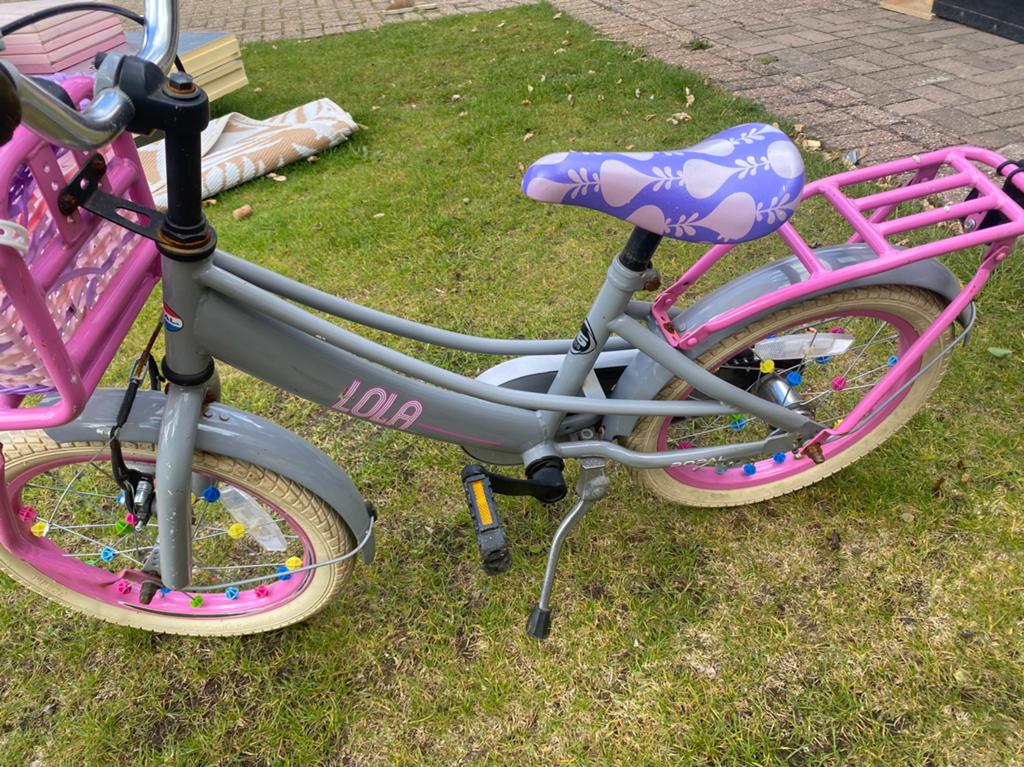 Lola meisjes fiets 16 inch, Ophalen, Gebruikt, 16 tot 20 inch