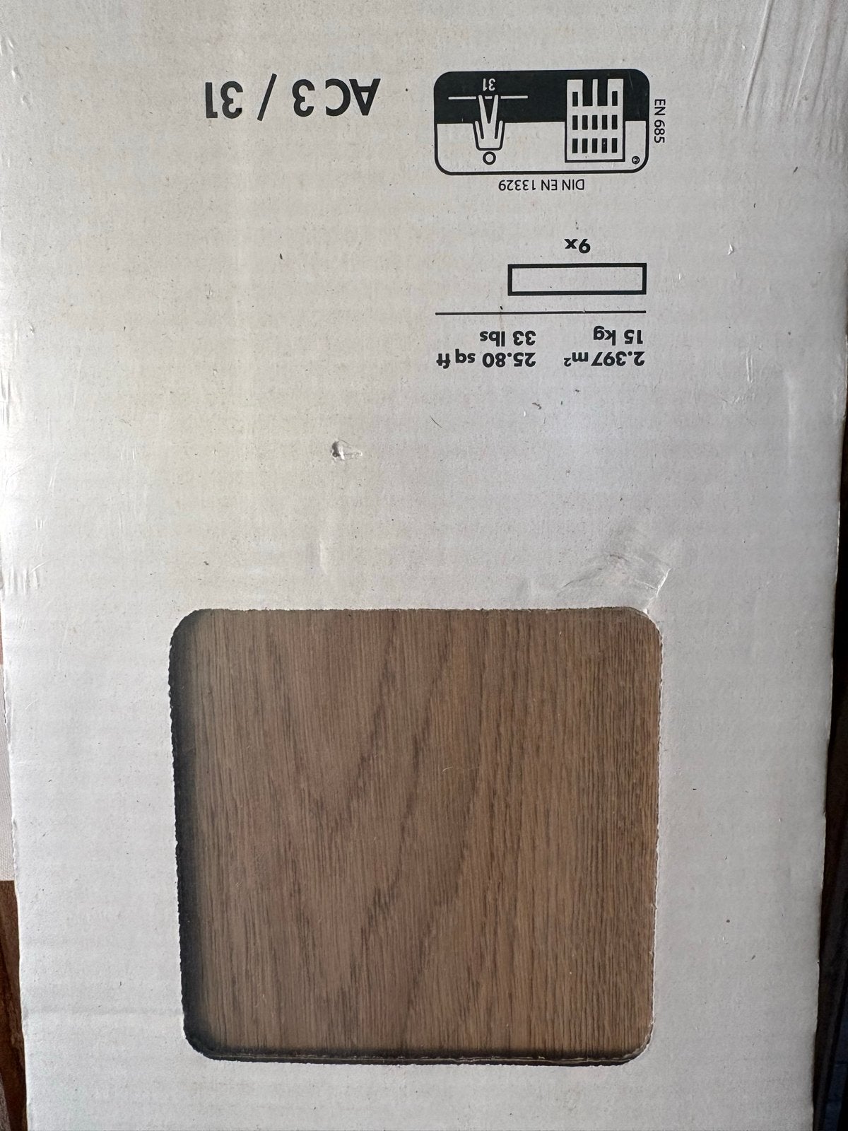 Nieuwe IKEA Tundra Laminaatvloer (ongeopend), Doe-het-zelf en Verbouw, Nieuw, Ophalen of Verzenden, Minder dan 5 m², Hout