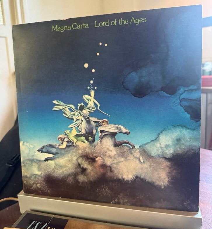 Magna Carta - Lord of the Ages LP | 1973 UK (VG+/VG+), Cd's en Dvd's, LP, Gebruikt, Inclusief insert, Ophalen of Verzenden