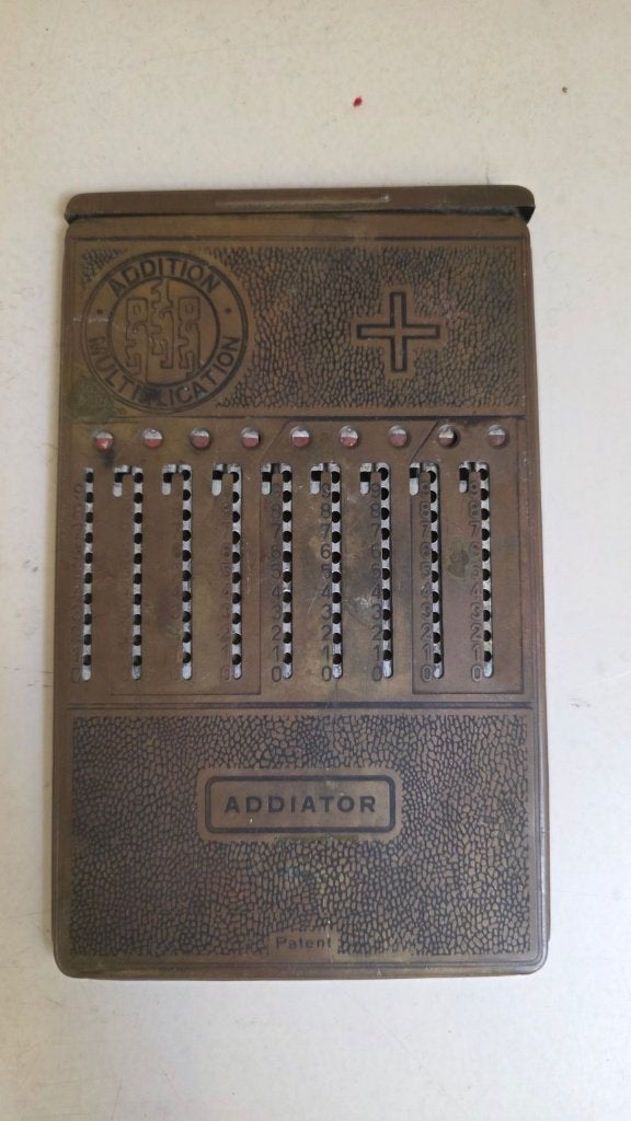Addiator rekenmachine / zakcalculator – ca. 1920-1940, Ophalen of Verzenden