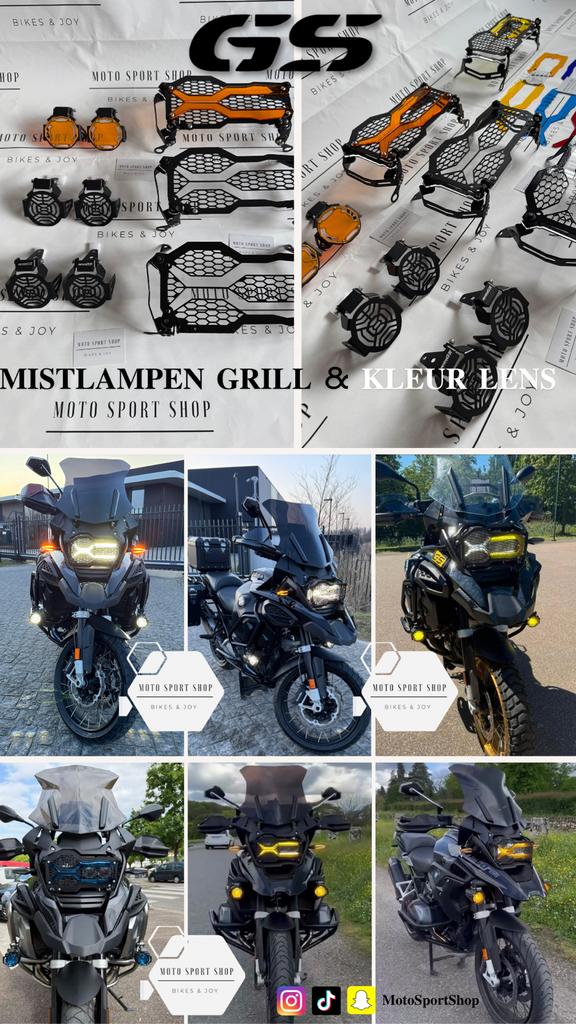 BMW GS1250 Adventure Mistlamp Grill / Kleurlens, Ophalen