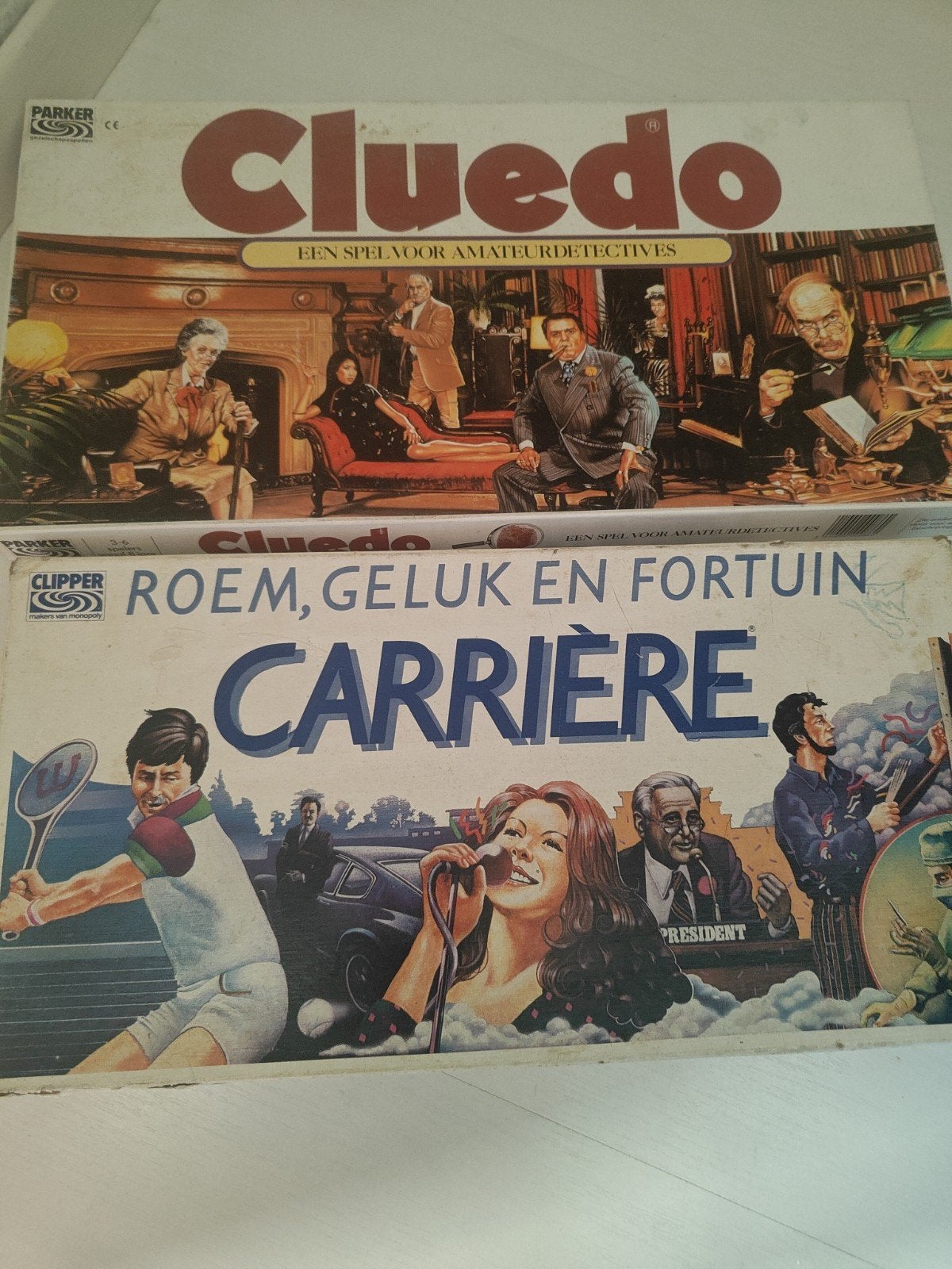 bordspellen! stratego, carrière, ranger, cluedo, Ophalen