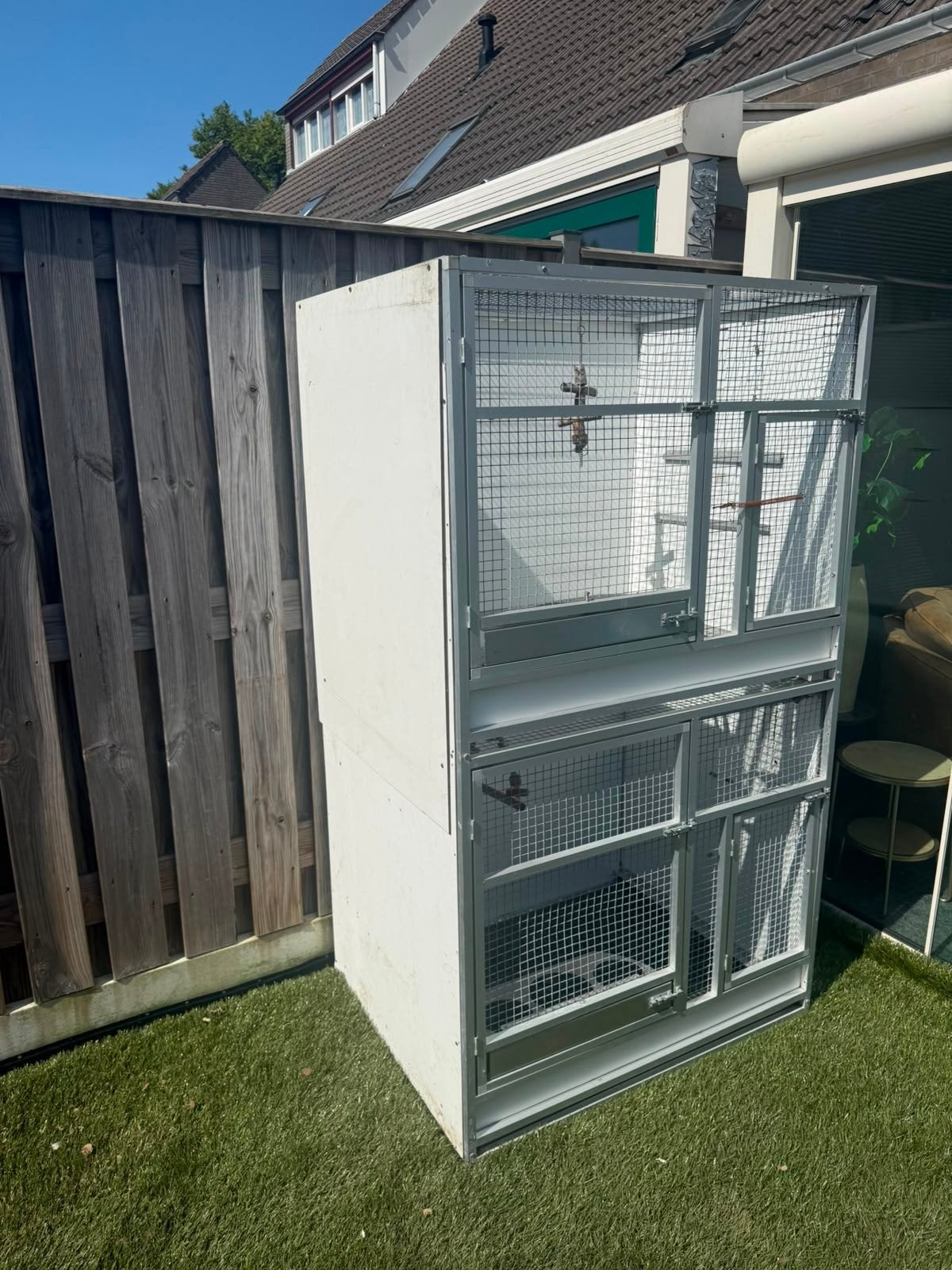 aluminium vogelkooien / volières, Ophalen, Aluminium, Vogelkooi