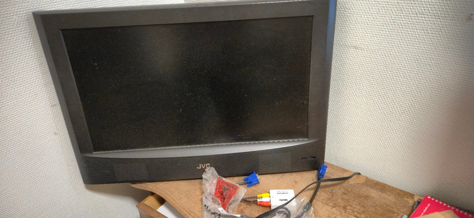 LCD tv JVC, Gebruikt, 50 Hz, 40 tot 60 cm, Ophalen