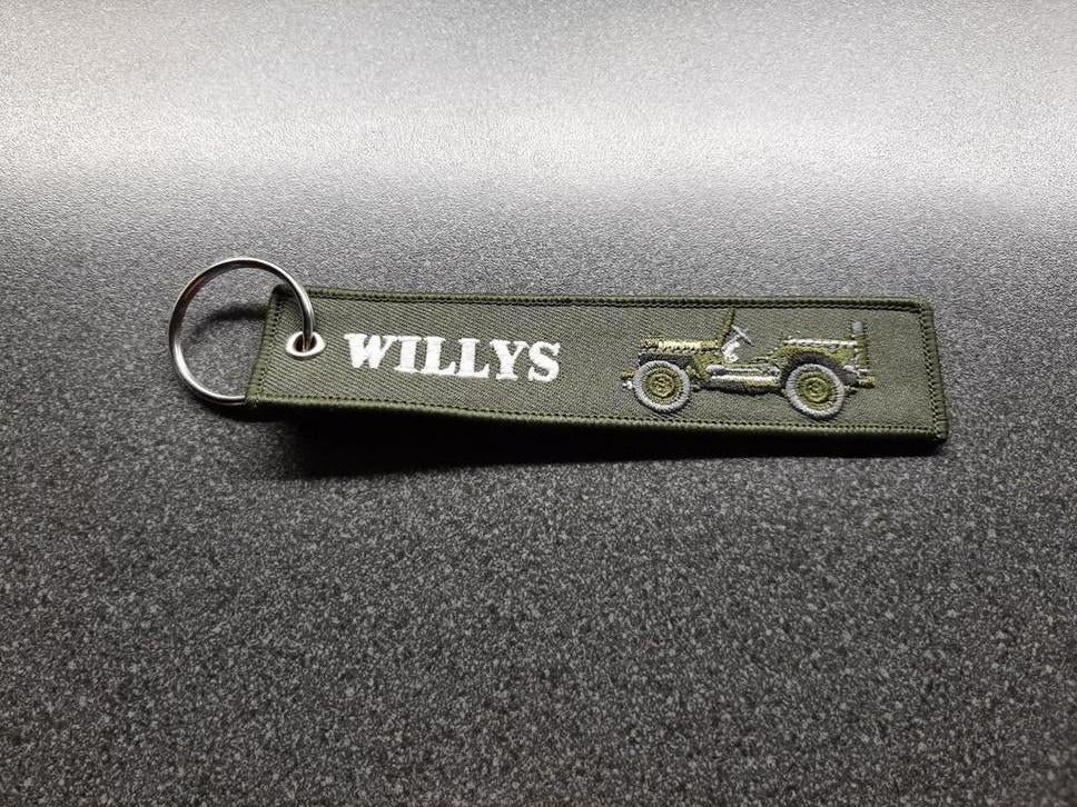 WILLYS   /   sleutelhanger. -  nieuw., Verzamelen, Militaria | Algemeen, Ophalen of Verzenden, Landmacht, Nederland, Embleem of Badge