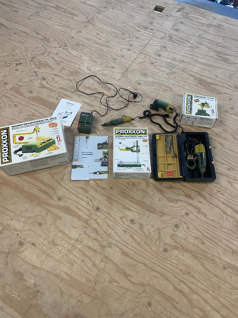 Proxxon miniatuur gereedschap, Overige merken, Gebruikt, Gelijkstroom, Overige typen