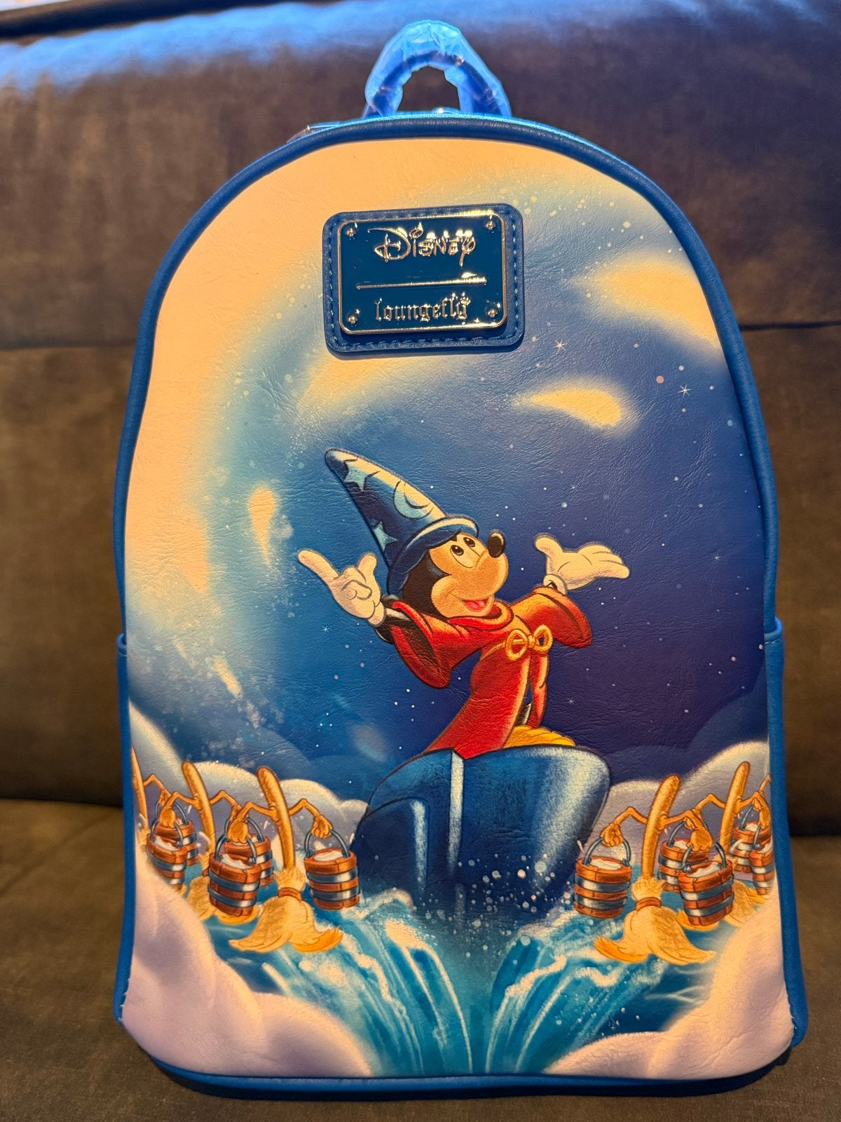 Disney Loungefly Fantasia Mickey Rugzak & Portemonnee, Minder dan 30 cm, Disney of Dora, Nieuw, Ophalen of Verzenden