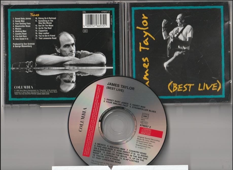 James Taylor - (Best Live), Ophalen of Verzenden, Gebruikt
