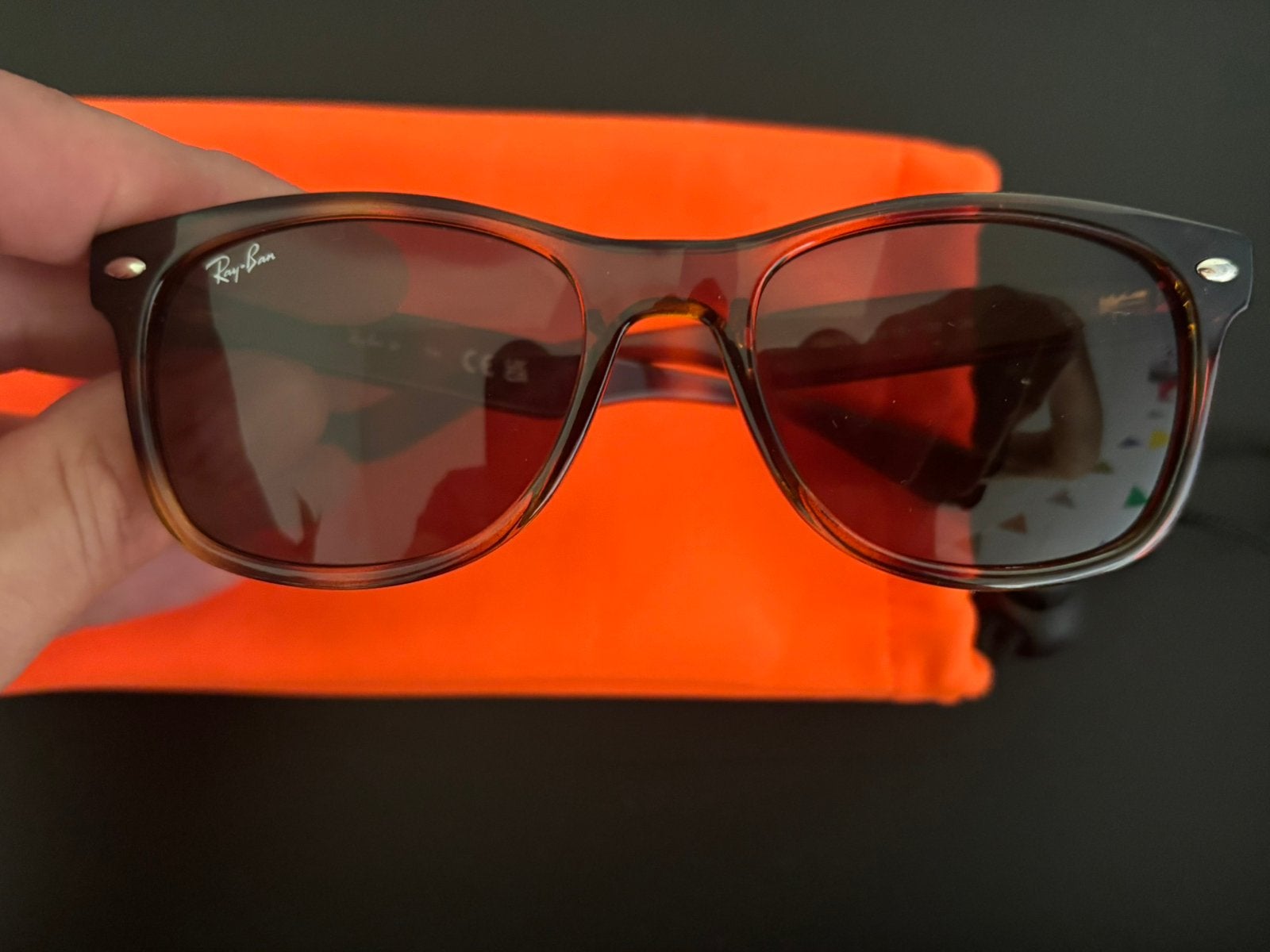 Ray Ban Junior New Wayfarar RJ 905S zo goed als nieuw, Kinderen en Baby's, Ophalen of Verzenden, Zo goed als nieuw
