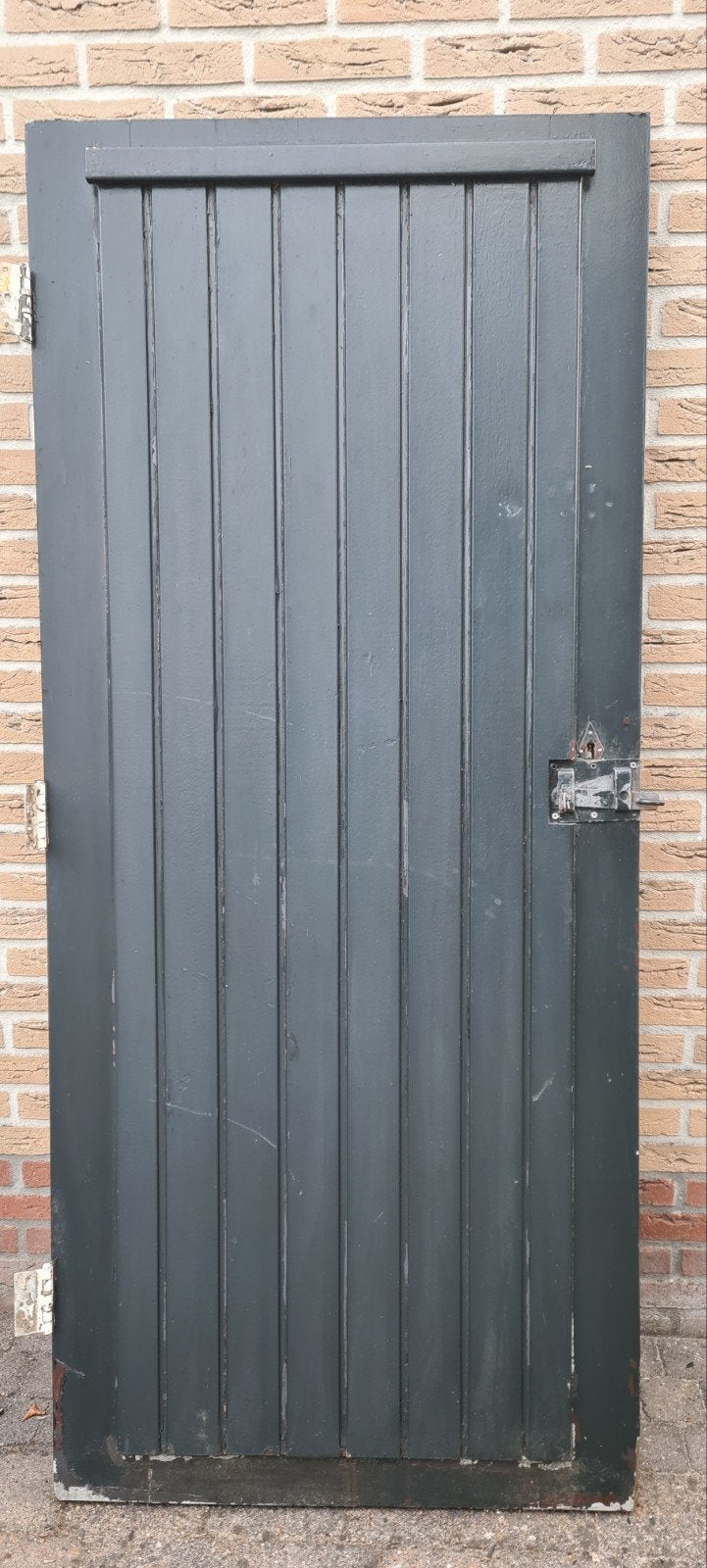 Deur hardhout 190x82x4 cm, Doe-het-zelf en Verbouw, Deuren en Horren, Ophalen, Gebruikt, 80 tot 100 cm, Minder dan 200 cm