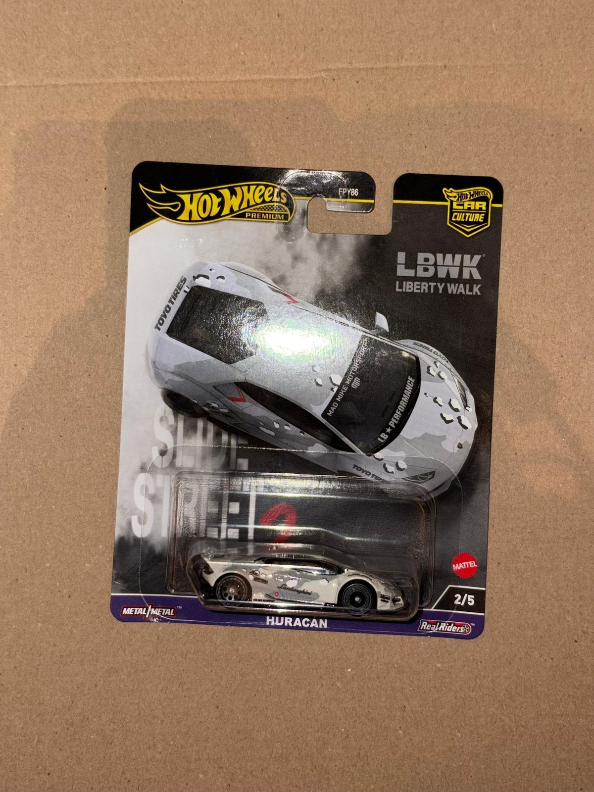Hot Wheels Premium Lamborghini Huracan LBWK, Ophalen of Verzenden, Zo goed als nieuw, Auto