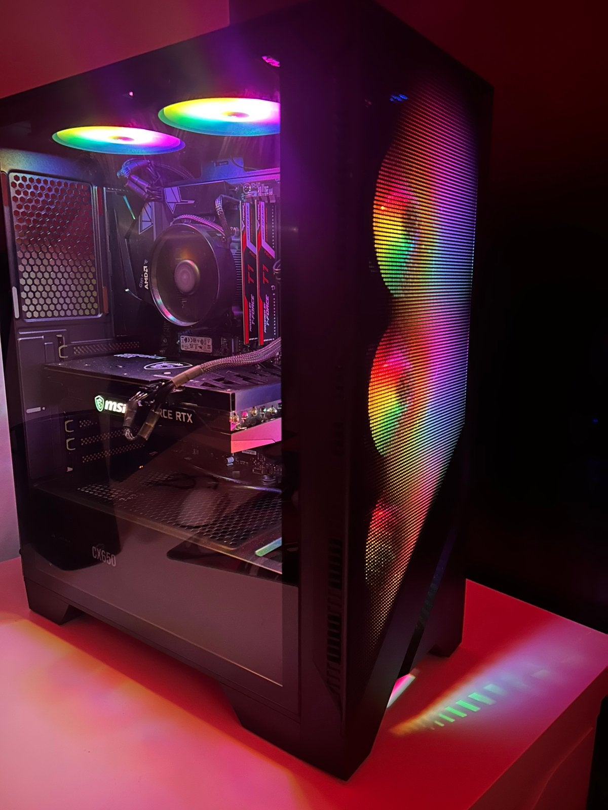 Gaming PC RTX 3060 Ti | Ryzen 5 3600 | 16GB RAM, Ophalen of Verzenden, Zo goed als nieuw, Gaming, SSD