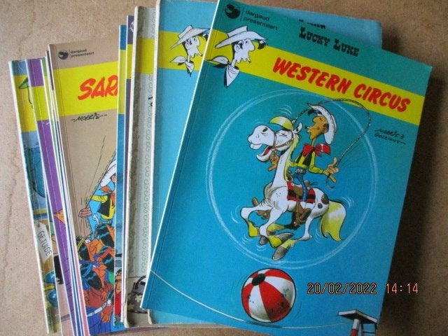 adv5774 lucky luke, Eén stripboek, Ophalen, Gelezen