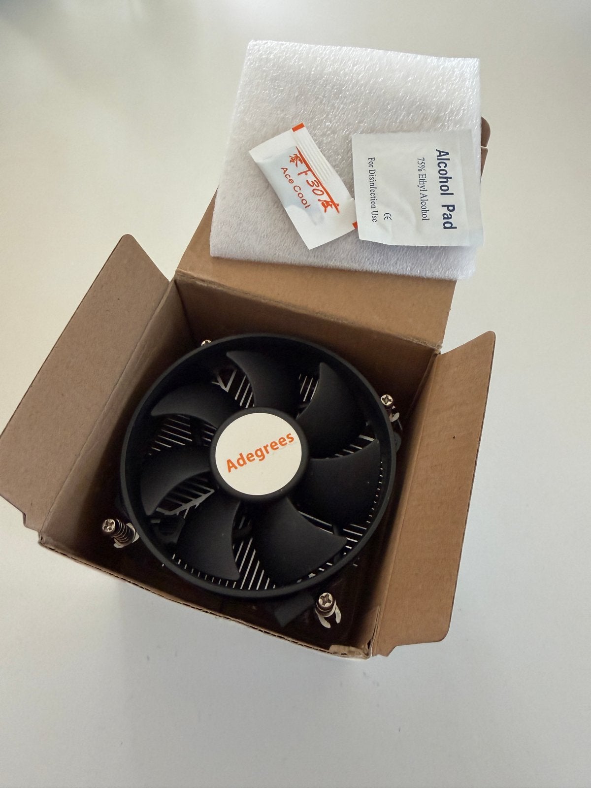 Adegrees CPU Koeler - Nieuw in doos, Verzenden, Nieuw, Luchtkoeling