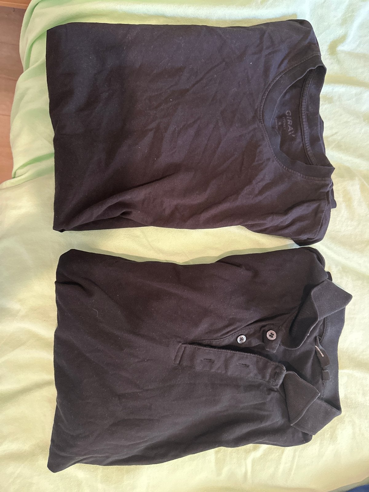 GIRAV Zwart T-shirt en Polo Maat M, Ophalen, Gedragen, Maat 48/50 (M), Zwart