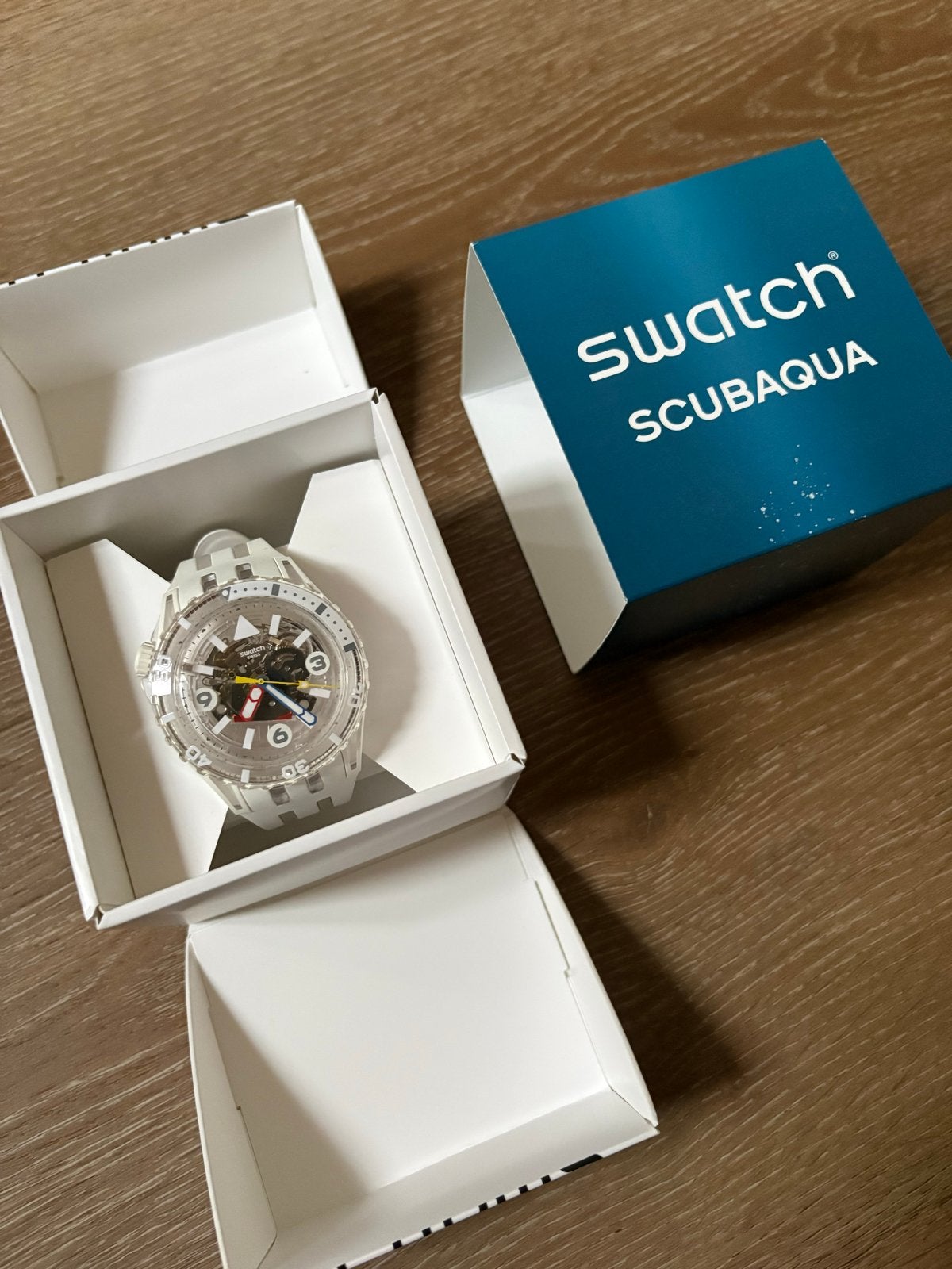 Swatch Scubaqua Polshorloge, Kunststof, Polshorloge, Swatch, Ophalen of Verzenden