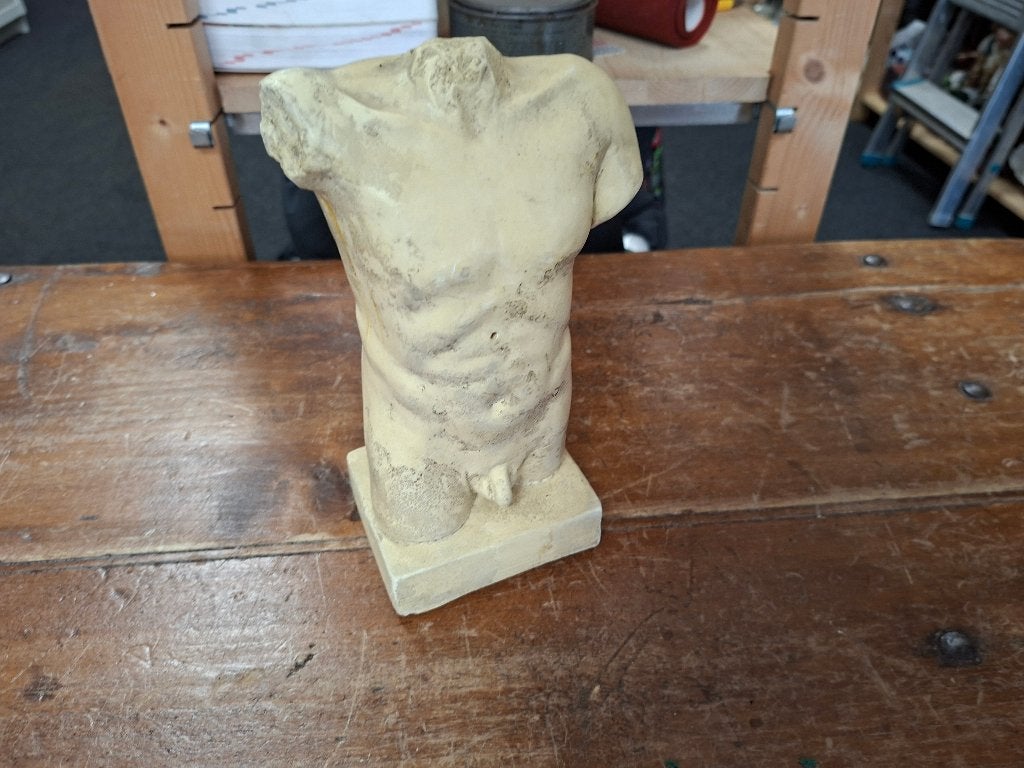 massief zwaar torso beeld man, Ophalen of Verzenden, Zo goed als nieuw, Mens